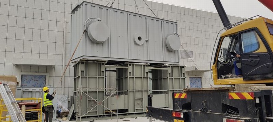 盐城某上市公司1.5万风量RTO、1万风量RCO发货安装中